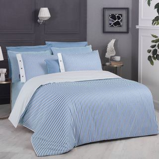 Ok Size  Bed Linen; 240tc Saten;   Tommy Blue