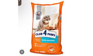 Კლუბი 4 Თათი Კატის Მშრალი Საკვები Ორაგულის Ხორცით