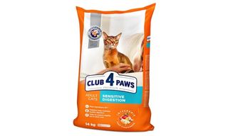 Კლუბი 4 Თათი Კატის Მშრალი Საკვები Მგრძნობიარე Კუჭნაწლავისთვის