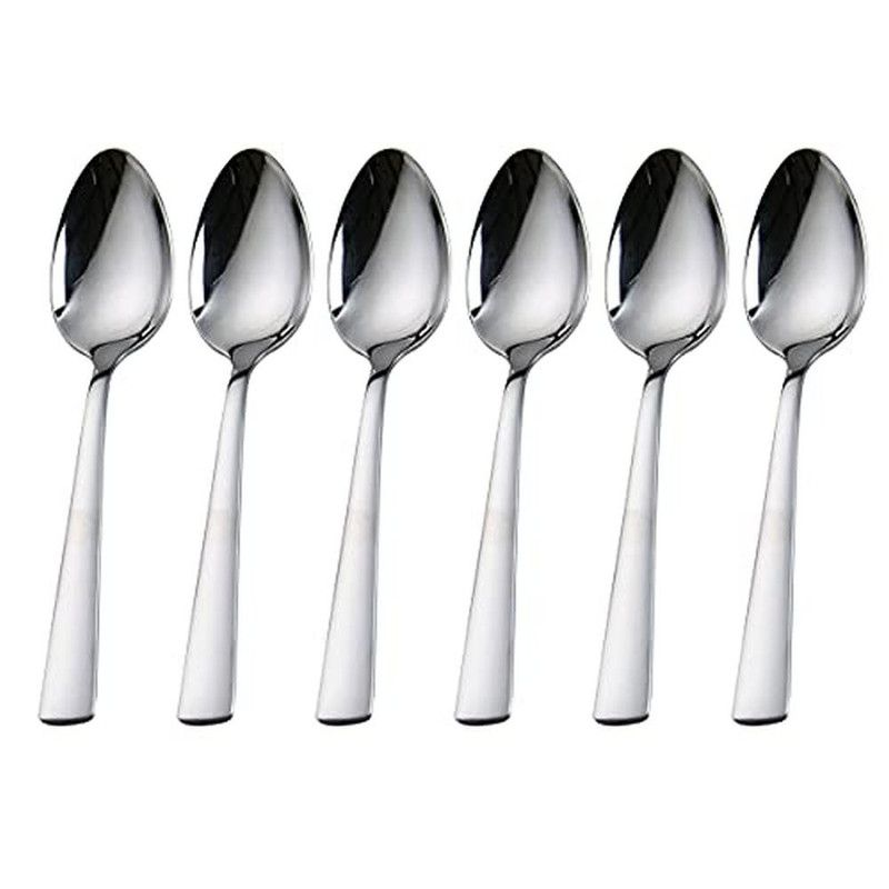 Vee Stainless Steel Tea Spoon, 6 Pieces