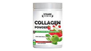 Vitamin Power - Collagen Powder(440გრ)(მარწყვი და ვაშლი)