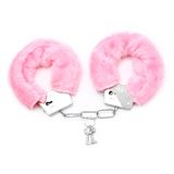 Intoyou Bdsm Line Furry Metal Handcuffs Pink (8436583794593)