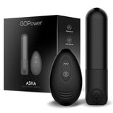 Gopower Asha Vibrating Bullet With Remote Control Usb Silicone (8436583796672)