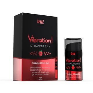 Intt Liquid Vibrator Warm Effect Aroma Strawberry 15 Ml (5600304015325)