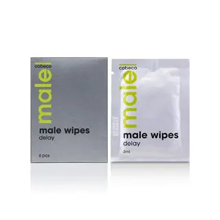 Cobeco Pharma Male Wipes Delay 6 X 2.5 Ml (8718546545672)