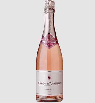 Baron D'Arignac Demi-Sec Rose Sparkling Wine, 75cl
