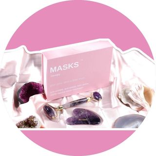 ამეთვისტოს გუაშა და როლერის ნაკრები ყუთით