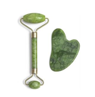 ნეფრიტის გუა შა და როლერის ნაკრები