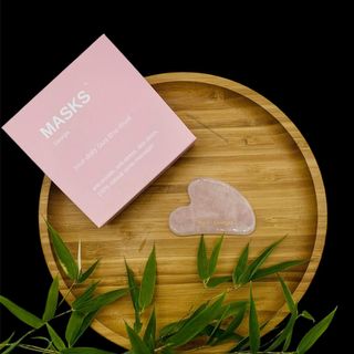 ვარდისფერი კვარცის გუა შა  / Pink Quartz Gua Sha