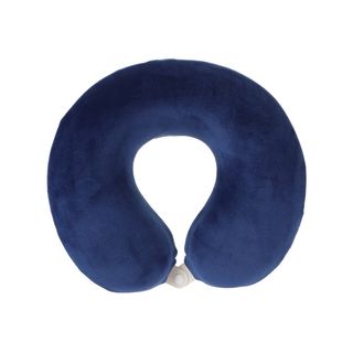 კისრის ბალიში/solid Color Memory Foam U-shaped Pillow (navy)