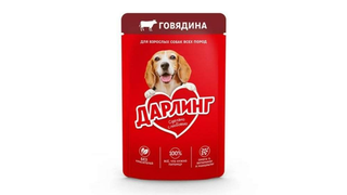 Დარლინგი Ძაღლი Საქონლის Ხორც.26x75გ / 8445290765802