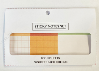 წებოვანი ფურცლები/rainbow Series Sticky Notes (3*30 Sheets)