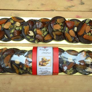 Dark chocolate mendiants შოკოლადის მენდიანტი, 200გრ