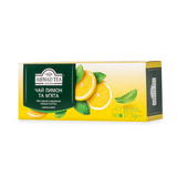 Чай Ahmad чорний байховий Лимон та М'ята 25х1,5 г