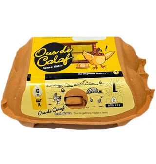 Huevos Granges Montseny sin Jaula 6 Uds.