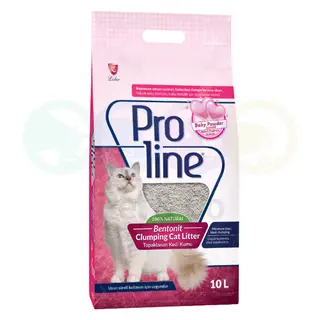 Litière agglomérante au poudre bébé 10L - Proline