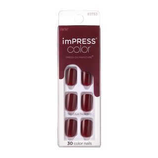 KISS ხელოვნური ფრჩხილები  imPRESS Color - I'm Not a Cinna