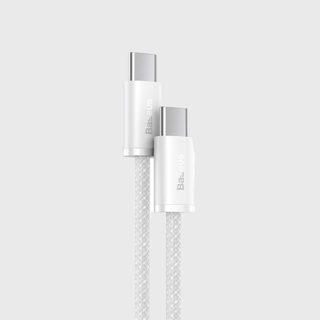 Baseus Dynamic Series Fast Charging Data კაბელი Type-c To Type-c 100w 2m White Ca