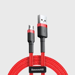 Baseus Cafule კაბელი Usb For Micro 1.5a 2m Red+red Camklf-c09
