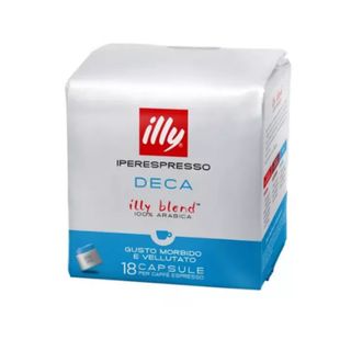 Illy Iperespresso Decaf 18pcs/ყავა ილის კაფსულა იპერესპრესო უკოფეინო 18ც