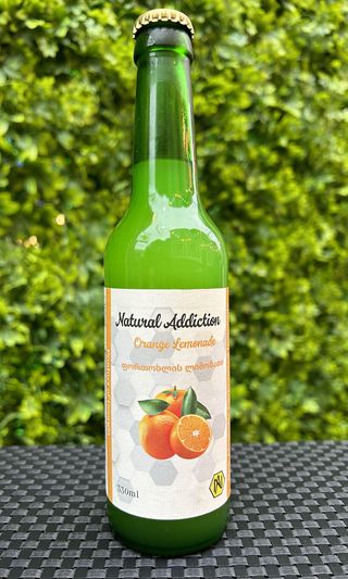 ნატურალური ლიმონათი ფორთოხლის 330მლ