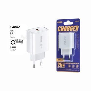 REMAX RP-U137 Kiddy Series 25W Fast Charger (1PD) - White