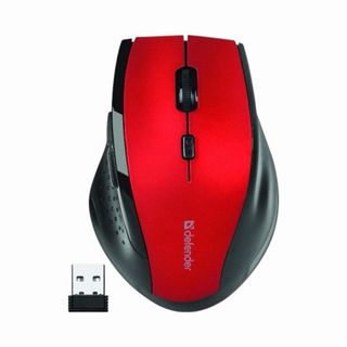 უკაბელო მაუსი Defender Accura MM-365 წითელი