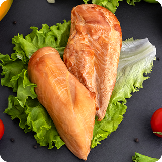 შებოლილი ქათმის მკერდი 1 ცალი (250 გ)