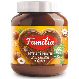 Pâte à tartiner aux noisettes et au cacao 350g - FAMILIA