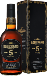 G.b. Soberano 5ª Gift Box 36% 0.700 Ბრენდი Გონსალეს Ბიასი