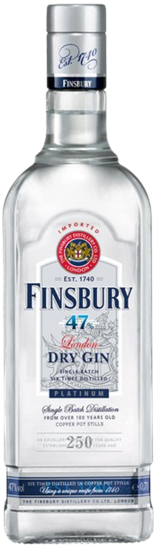 Finsbury 47 London Dry 1 L 47% - ჯინი ფინსბური 47