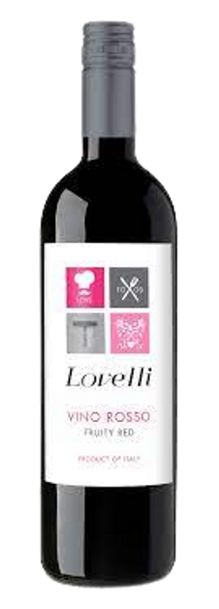 Lovelli - Red Blend Rosso Dry 0.75 - ლოველი - კუპაჟი როსო ღვინო წ/მშ 0.75