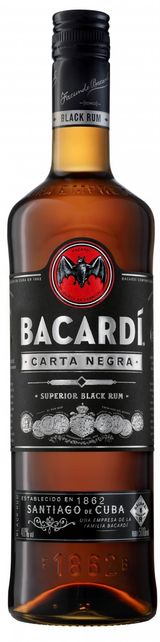 Bacardi Carta Negra 0,7 L 40 % - Რომი Ბაკარდი Კარტა Ნეგრა