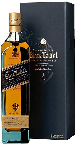 Johnnie Walker Blue Label 0,75 L 40 % Gb - Ვისკი Ჯონი Ვოლქერი Ბლუ Ლეიბლი