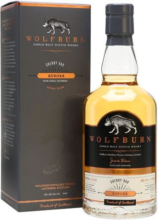 Wolfburn  Aurora 46% 0.7l ვისკი ვოლფბარნი