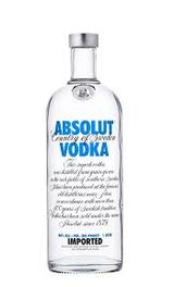Absolut Blue 1 L 40 % - Არაყი Აბსოლუტი Ბლუ