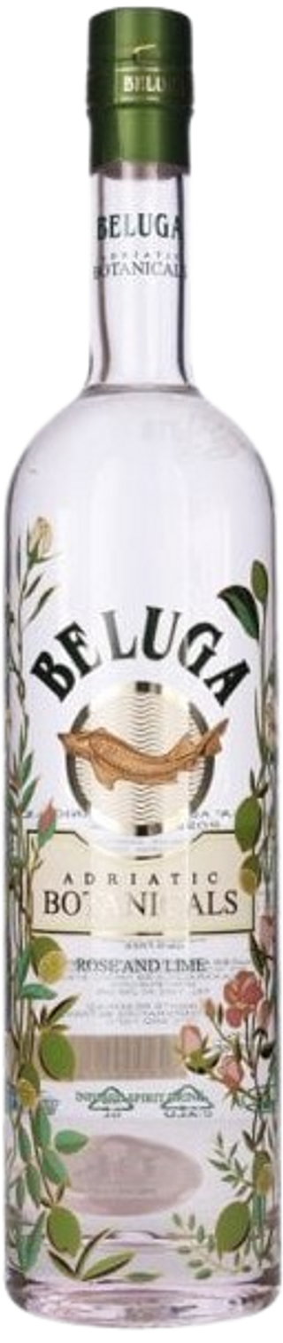 Beluga Adriatic Botanicals Rose And Lime 0,7 L 30 % - ლიქიორი ბელუგა ვარდი და ლაიმი
