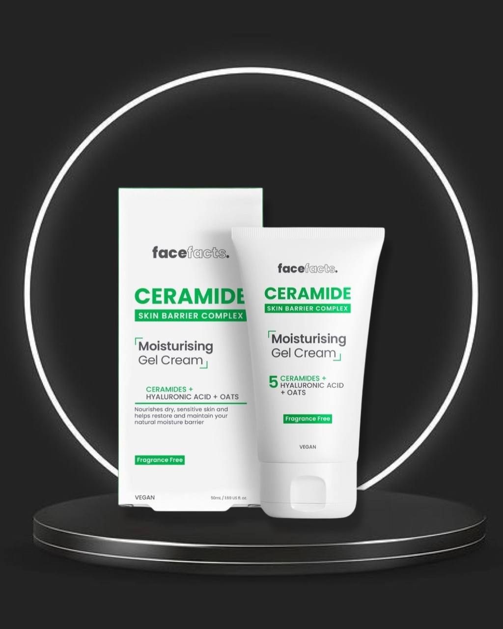 Face Facts Ceramide Moisturising Gel Cream, 50Ml