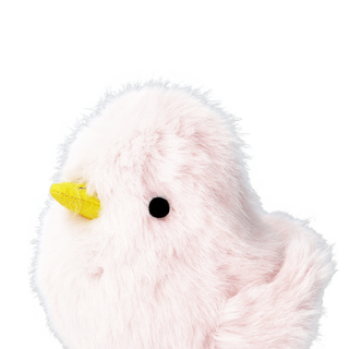 Pintainho de Páscoa grande com pelo rosa