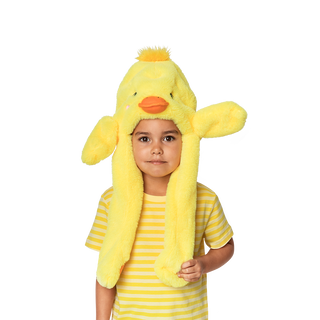 Gorro com asas móveis - Pintainho