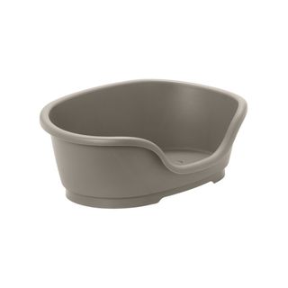 Პლასტმასის Საწოლი Ძაღლისთვის Და Კატისთვის Moderna Domus Small (warm Grey)