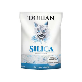 Კატის Ქვიშა Დორიანი Სილიკა 2.2 Კგ (5 Ლიტრი)