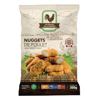 Nuggets de poulet pané 300g - LES DÉLICES DE LA FERMIÈRE