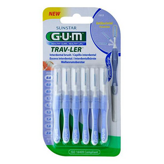 გამი - კბ/ჯაგრისი ინტერდენტალური 0.6მმ  #6 1044 GUM® -  Toothbrush Interdental 0.6mm 0157 #6