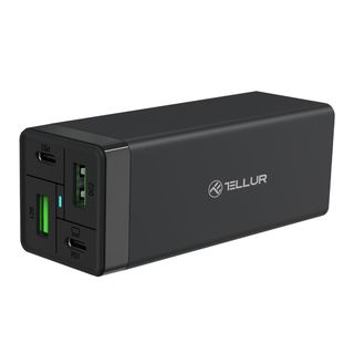 Incarcator priza Tellur PDHC2 65W (2xPD 2xQC3.0), EU,UK,US, negru