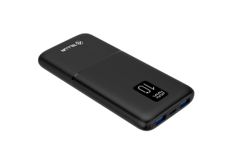 Baterie externa Tellur Boost Pro PD102 10000mAh 2xQC3.0 22.5W + PD 20W, LCD display, negru