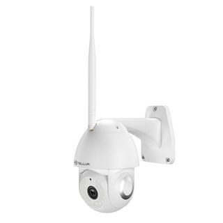 Camera exterior WiFi Tellur Smart, 3MP, UltraHD, Autotracking, PTZ, Alb