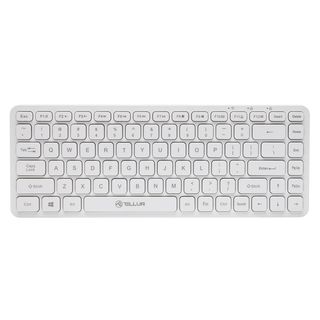 Tastatura fara fir Tellur, Mini, Alb