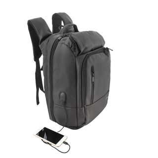 Rucsac laptop Tellur Business XL, cu port USB, 17.3", negru