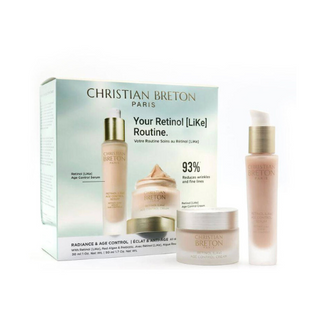 კრისტიან ბრეტონ - ნაკრები რეტინოლი სახის შრატი + სახის კრემი 943 1340 RETINOL LIKE SERUM + 1341 RETINOL LIKE CREAM